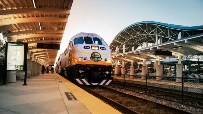 One of the SunRail station in Orange County (file photo)