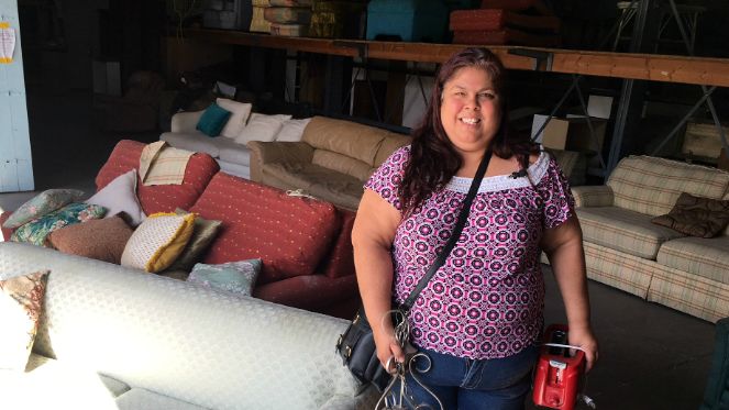 Iris Ramos and her family couldn't afford furnishing their homes, until they were connected with the Mustard Seed of Central Florida, a non-profit furniture bank. (Erin Murray, staff)
