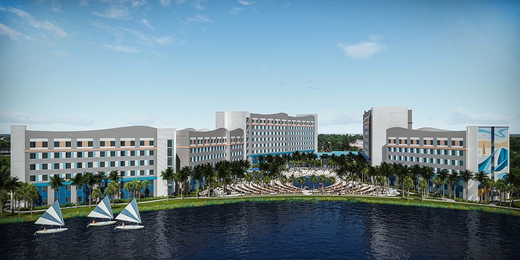 Universal unveiled the name and pictures for the new resort complex it's building on International Drive. The first hotel opens in 2019. (Universal Orlando)