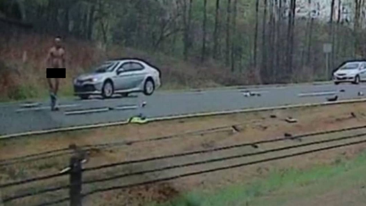 Man Strips Naked, Assaults Deputy, After Crash in Cary