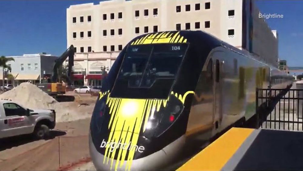 Brightline, also called Virgin Trains, is a private high-speed rail service in South Florida but is expanding to Central Florida. (Brightline file)