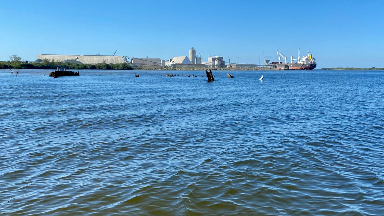 The Tampa Bay Estuary Program plans to continually test the bay surrounding Piney Point through the end of summer. (File image)