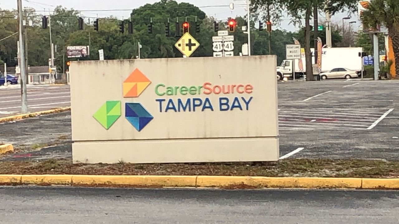 CareerSource Tampa Bay switched gears from helping place people in careers to helping them file for unemployment. (Spectrum Bay News 9)