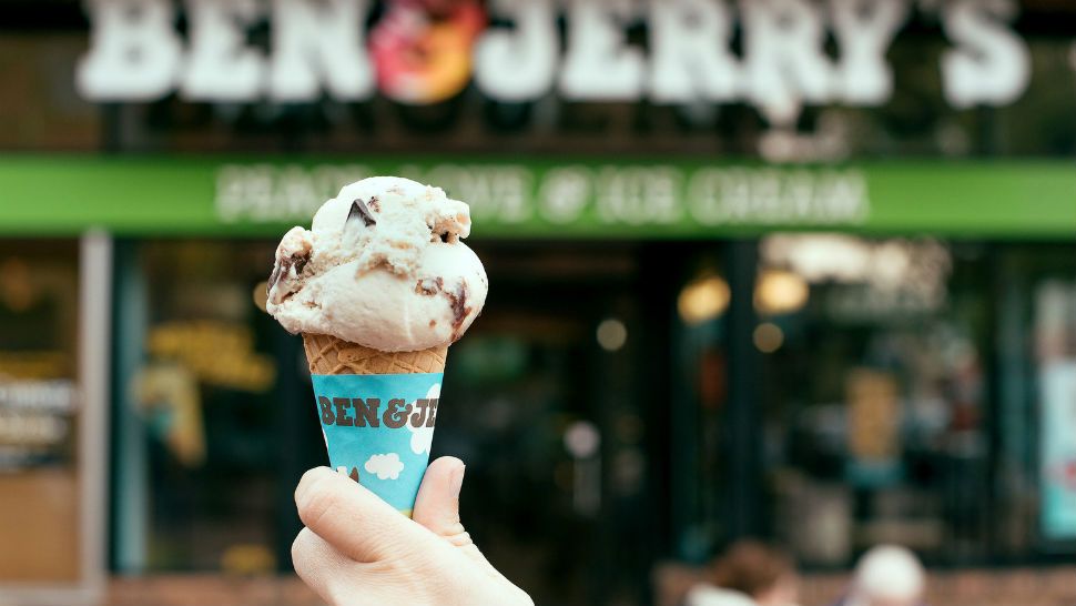 Ben and Jerry's ice cream cone. (Courtesy/Ben and Jerry's)