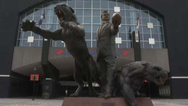 Panthers statue