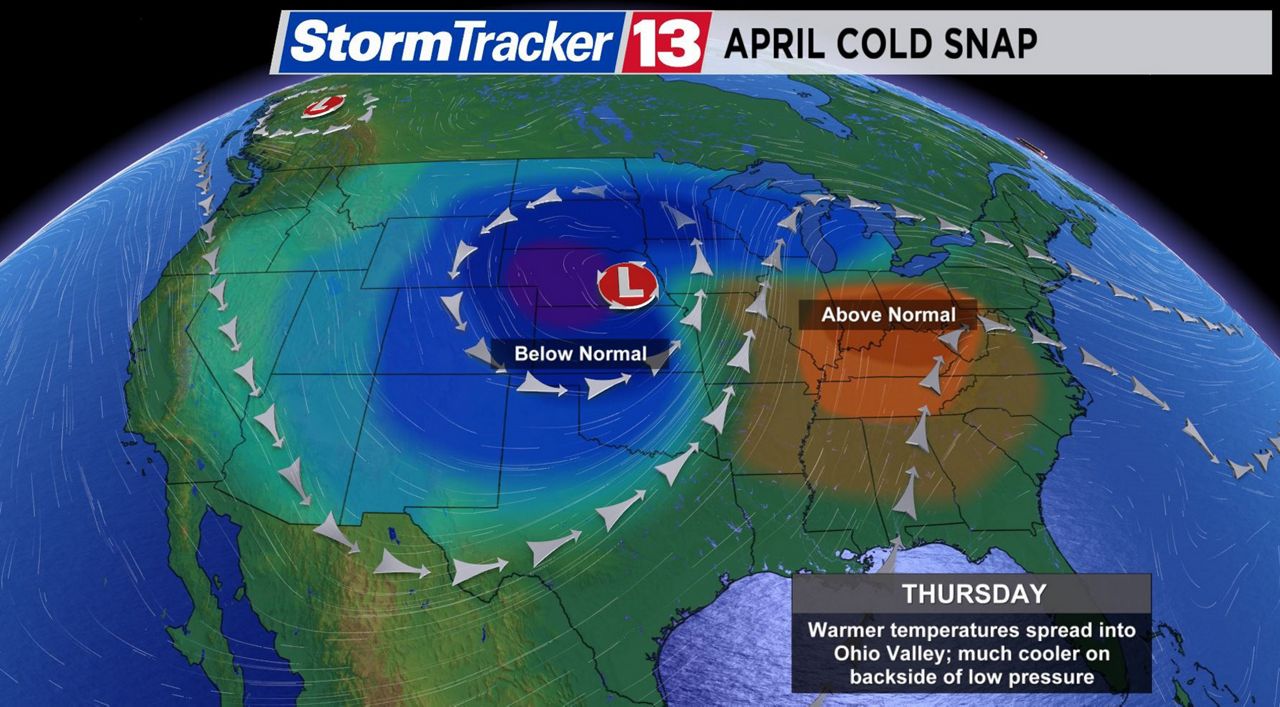 Weather Blog Parts of US to Experience April Cold Snap