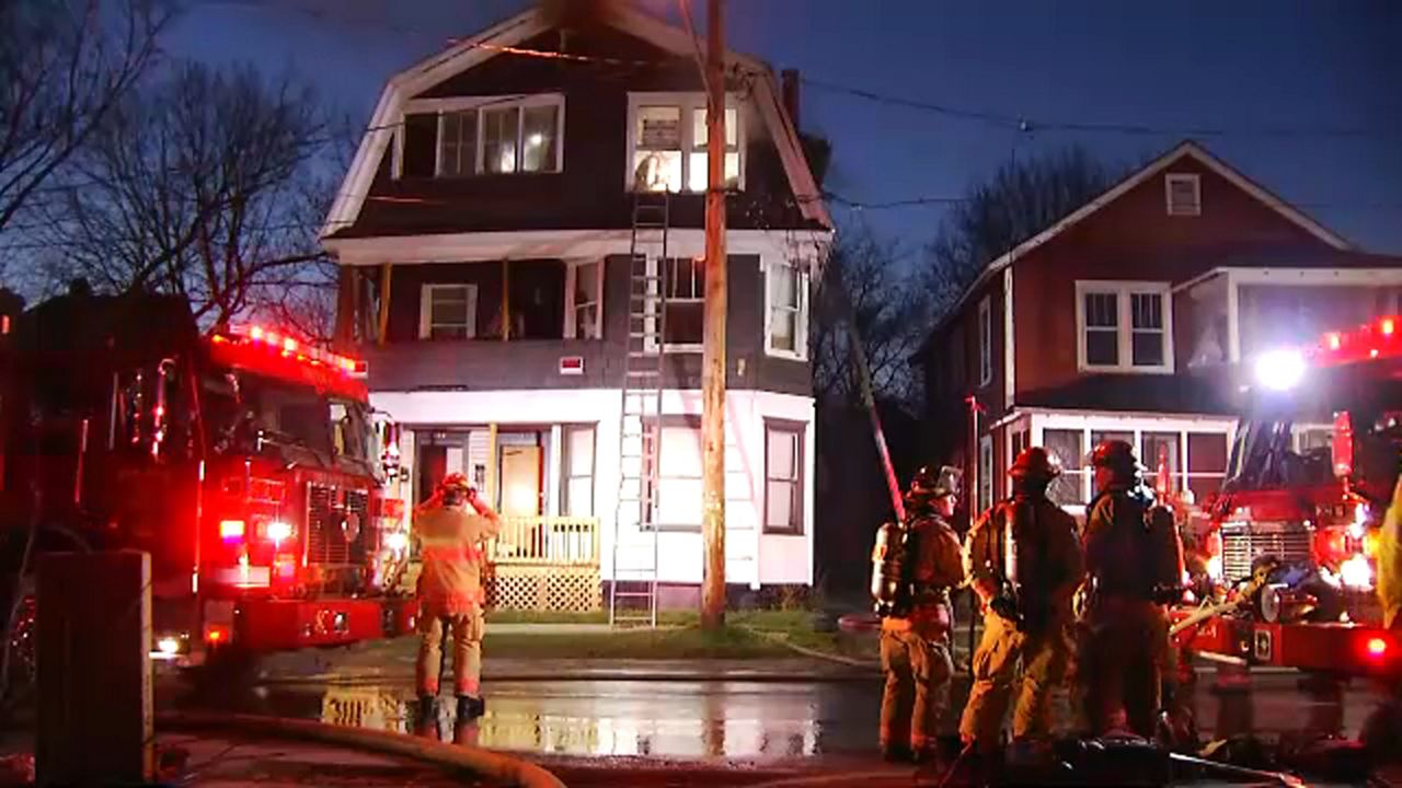 Crews Battle House Fire on Syracuse's South Side