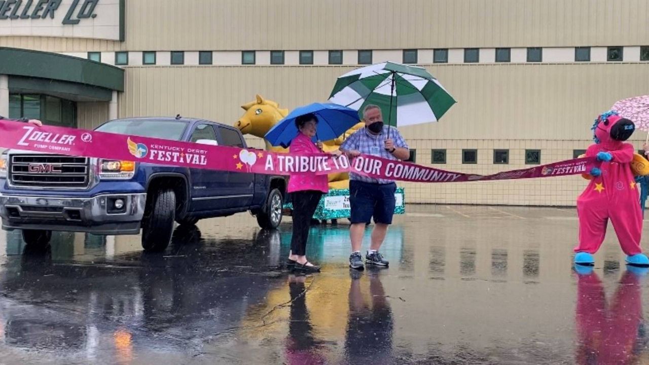 Kentucky Derby Festival hosts Pegasus Parade despite rain