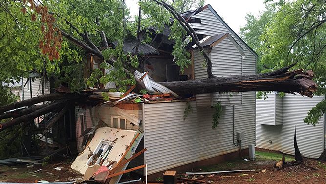 storm damage