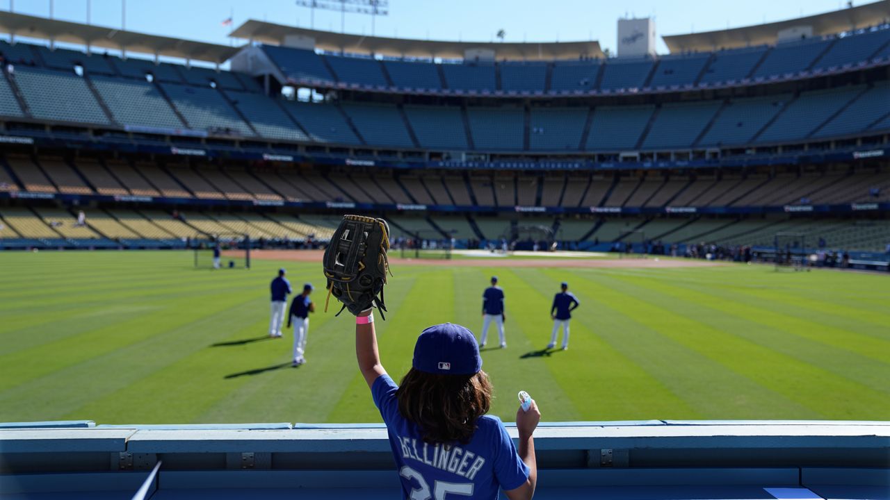 LeBron James and L.A. Dodgers team up to make Dodger Stadium a