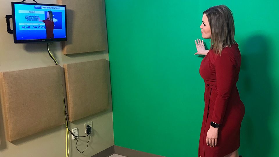 The weather forecast uses a Green Screen and So Can You