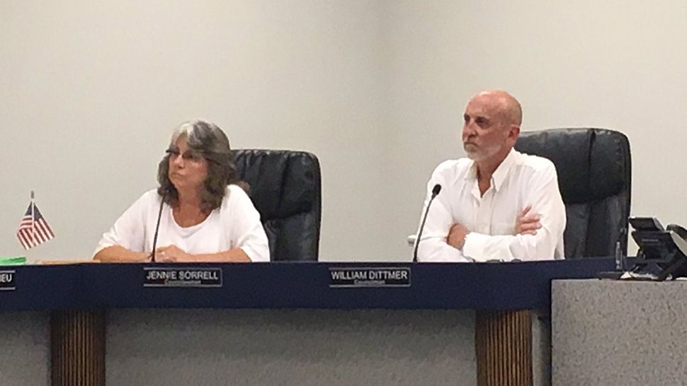 Port Richey city councilman William Dittmer, right, has been chosen as the city's vice mayor. (Sarah Blazonis/Spectrum Bay News 9)