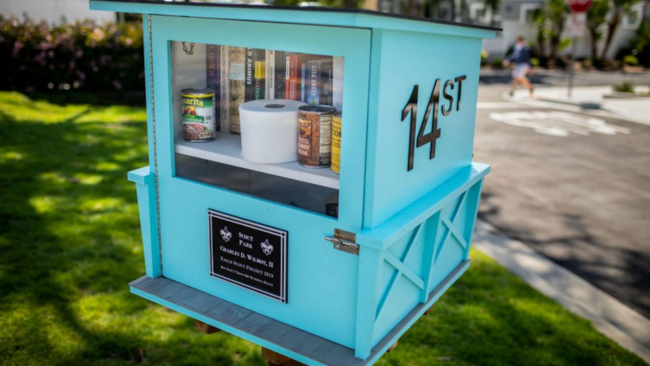 Little Free Libraries Turned Into Food Pantries