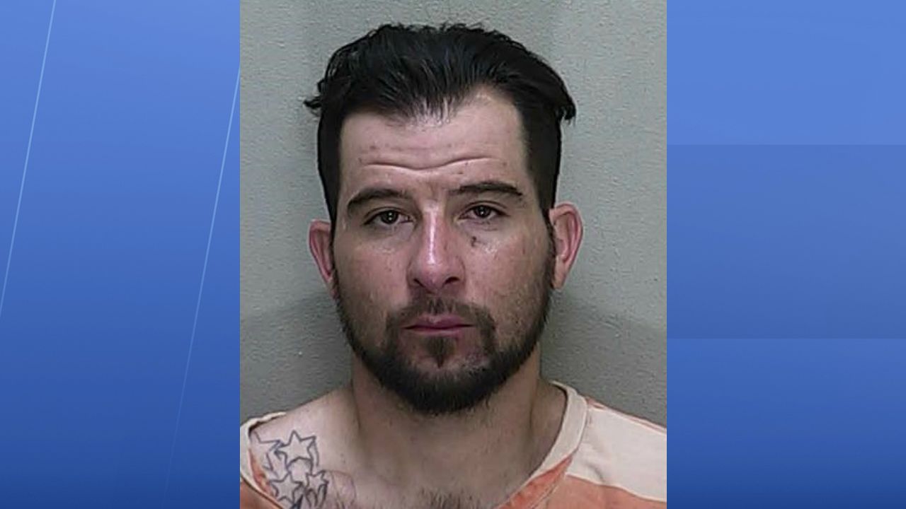 Erick Russell Miller, 31, is charged with armed burglary of a dwelling after deputies say he broke into an Ocala home. (Marion County Sheriff's Office)