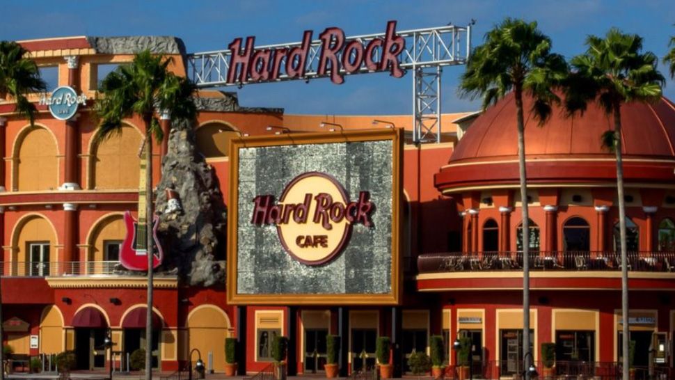 Hard Rock Cafe at Universal CityWalk in Orlando. (Courtesy of Hard Rock International)