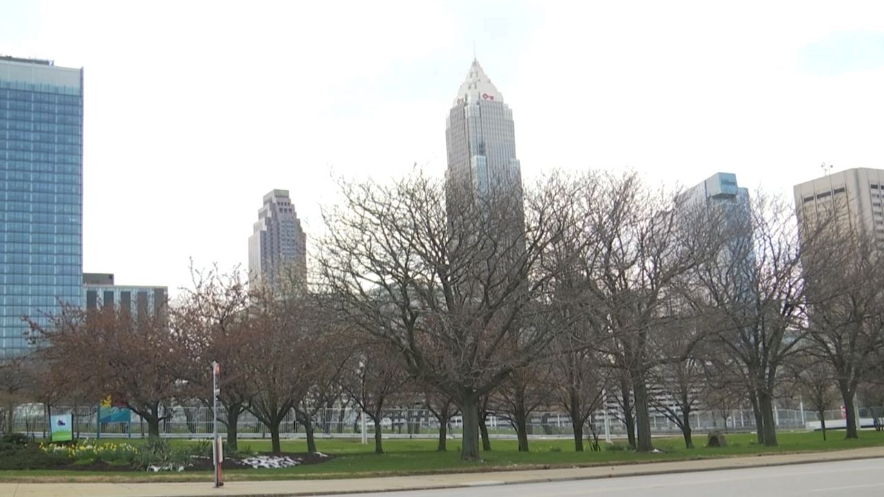 hotels in the background
