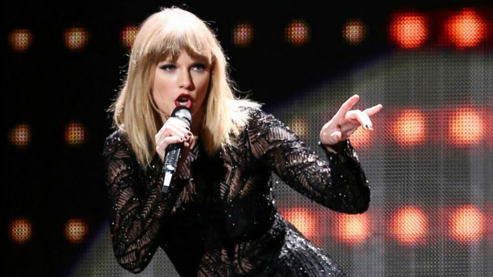 FILE - In this Feb. 4, 2017 file photo, Taylor Swift performs at DIRECTV NOW Super Saturday Night Concert in Houston, Texas. A man arrested outside a Beverly Hills home owned by Swift was wearing a mask and rubber gloves, had a knife, rope and ammunition and told police he had driven there from his Colorado home to see the singer. The 28-year-old Swift, who lives in New York, was not at the home either time. (Photo by John Salangsang/Invision/AP, File)