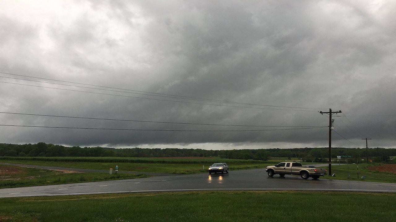 Stormy skies