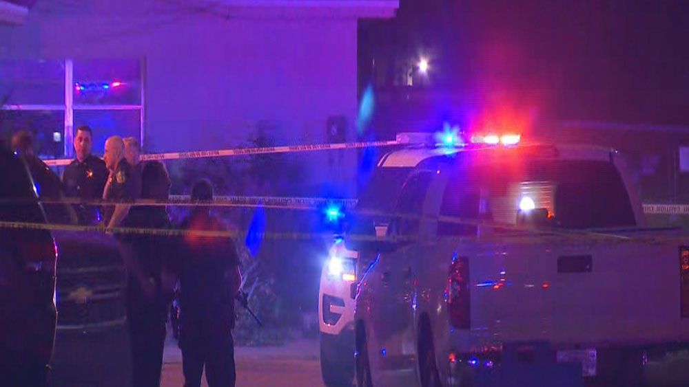 Law enforcement on the scene of a deputy-involved shooting in Orlando Friday night. 