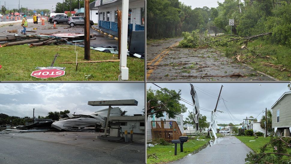 Severe weather Monday morning caused damage across parts of Citrus County. (Viewer photos)