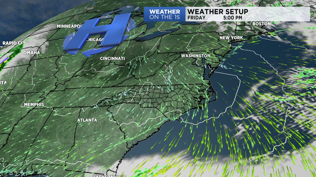 Nice weekend before a wet pattern arrives