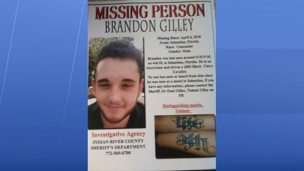 Brandon Gilley missing