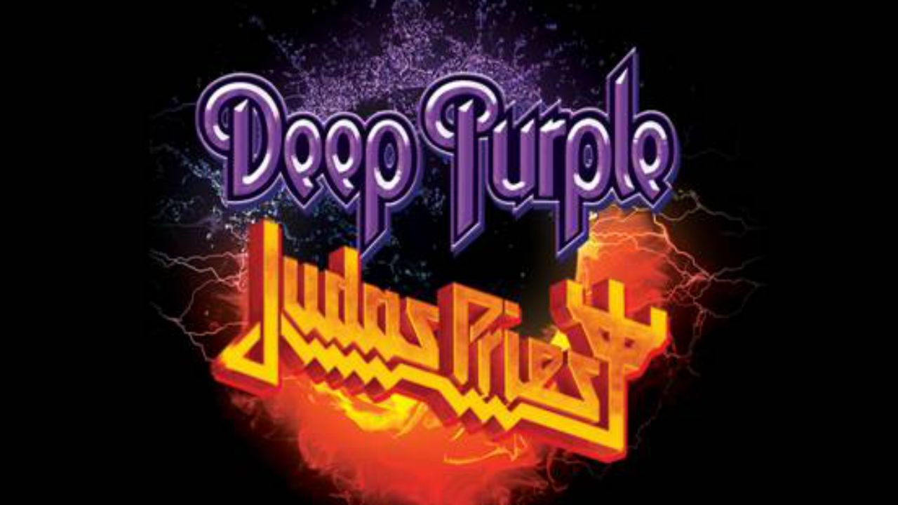 logos for deep purple and judas priest
