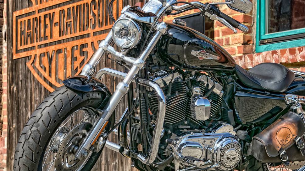 FILE photo of a Harley-Davidson motorcycle. 
