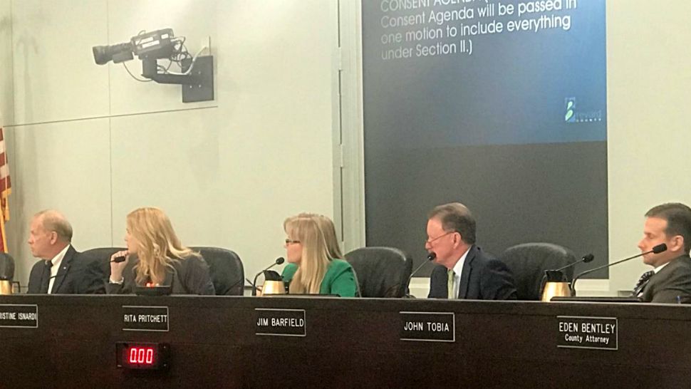 Brevard County Commissioners voted Tuesday morning to allow employees with concealed permits to carry their firearms on the job. (Greg Pallone, staff)