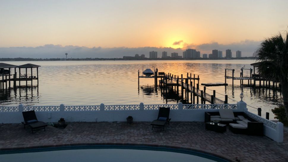 Sent to us via the Spectrum News 13 app: A beautiful sunrise Tuesday morning after storms in South Daytona. (Nikola, viewer)