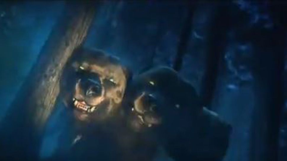Universal Orlando video offers another glimpse at Fluffy the three-headed dog, which will be featured on Hagrid's Magical Creatures Motorbike Adventure. (Courtesy of Universal)