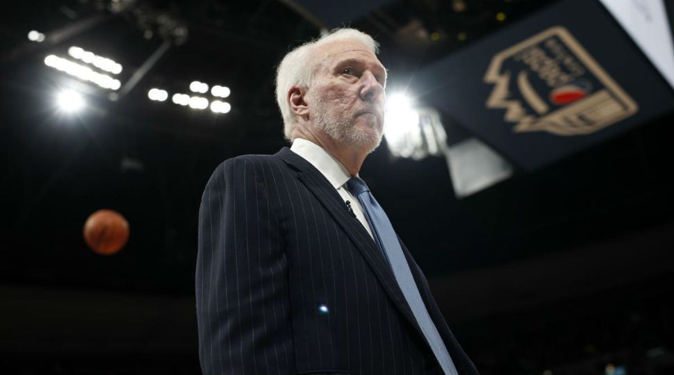 An image of San Antonio Spurs coach Gregg Popovich (AP Image/File)