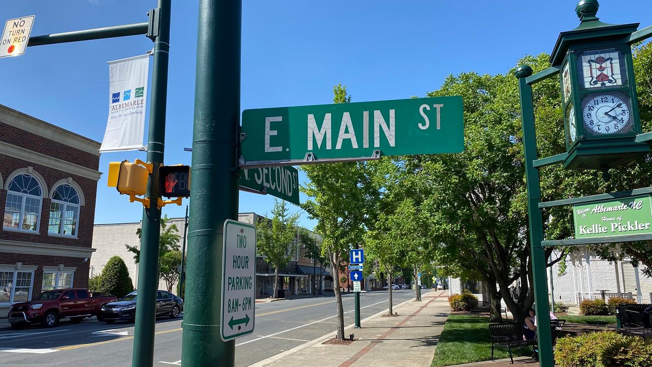 Albemarle, North Carolina, hopes creating a "social district," which would allow drinking alcohol on the street, will help give Main Street a boost. (Photo: Charles Duncan) 