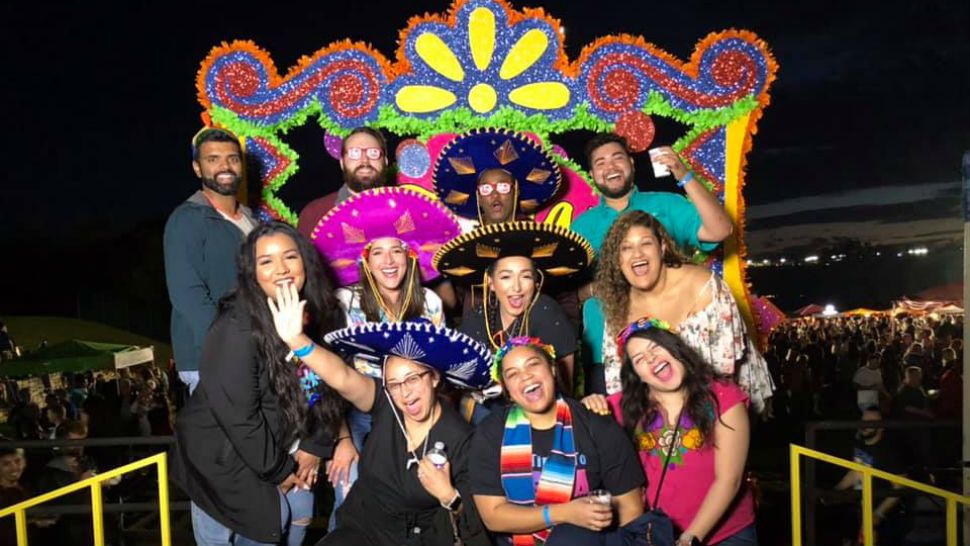 Check out the colorful costumes that have become synonymous with Fiesta in San Antonio. These friends were celebrating the birthday of Nadia Pelayo! (Courtesy: Nadia Pelayo)