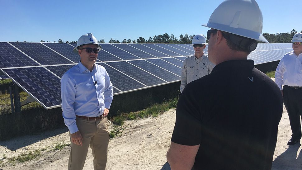 Freshman Rep. Michael Waltz recently toured Florida Power & Light’s expansive 1,219-acre solar farm in New Smyrna Beach. (Spectrum News 13)