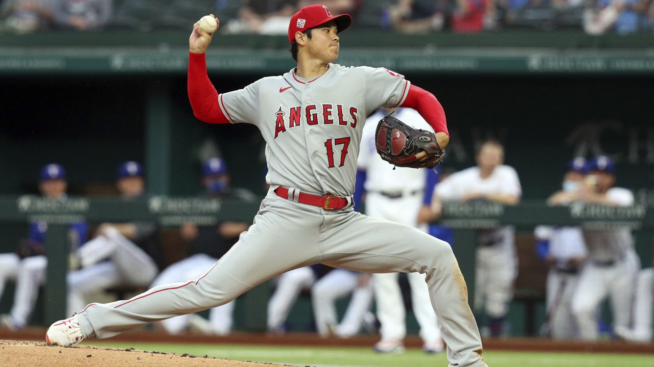 Ohtani gets the win, ties for the MLB HR lead as the Angels beat