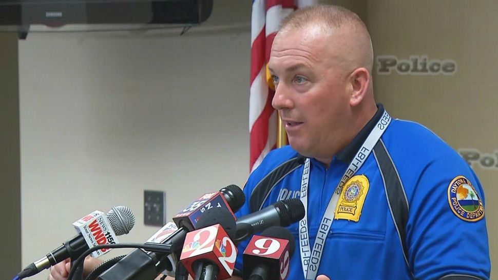 Daytona Beach Police Chief Craig Capri speaks during a news conference Friday to announce the arrest of a suspect in a series of rapes. (Spectrum News 13)