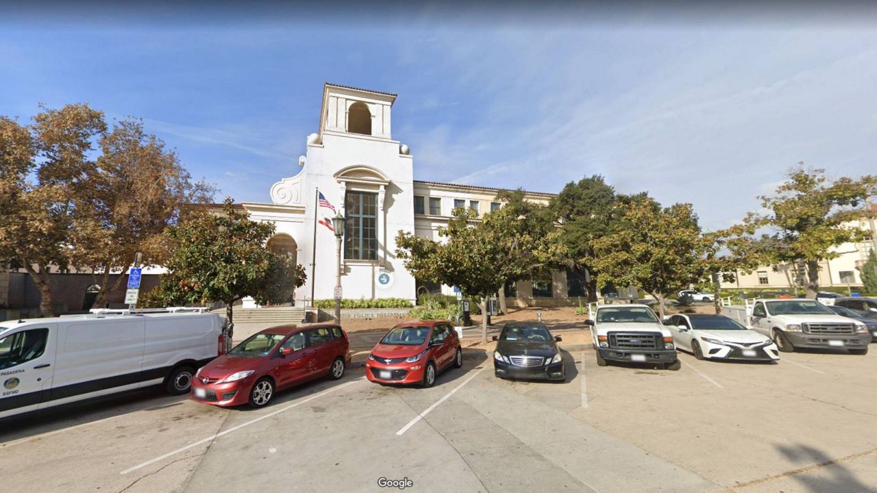 Pictured here is the Pasadena Police Department building. (Google Street View)