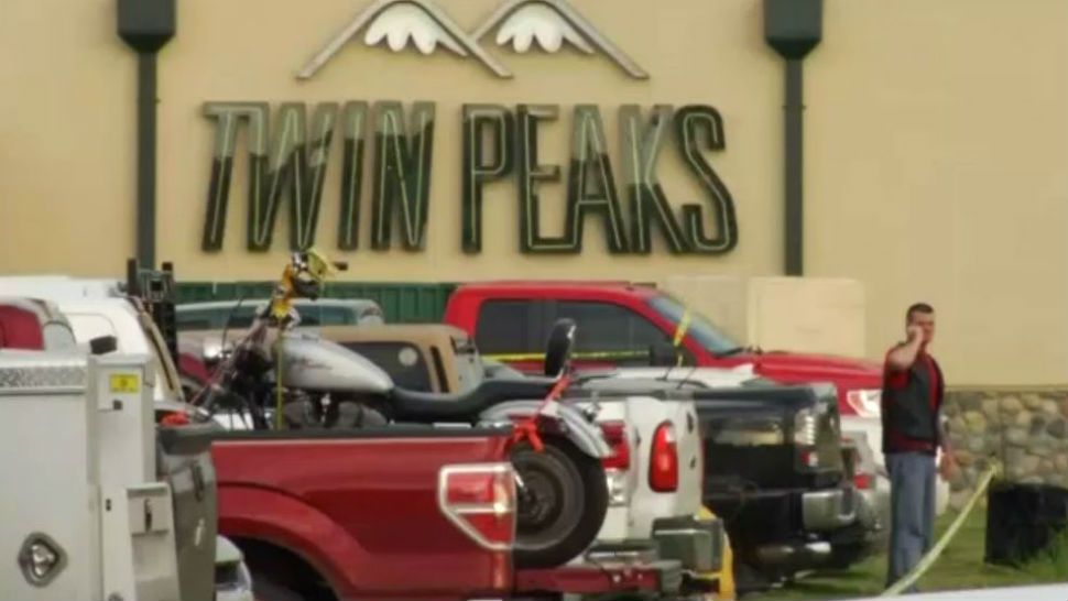 Outside of the Twin Peaks restaurant in Waco where the shooting took place.