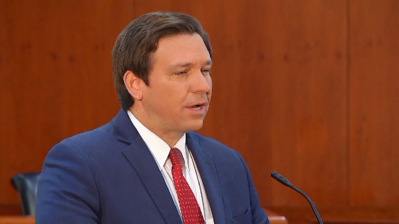 "I deliberately erred on the side of taking measured steps, kind of even a baby step, to return to not normal where we were, but to start us on the road to a brighter day and I think that's the right approach," Gov. Ron DeSantis said. (Spectrum News)