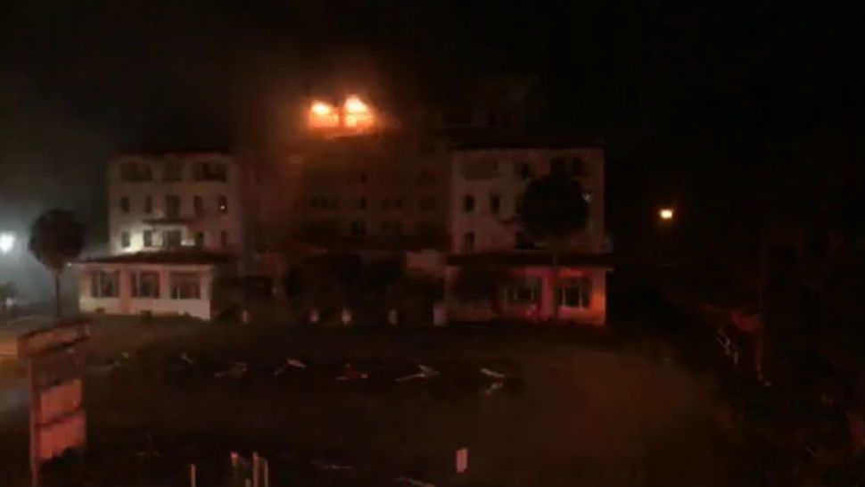 Fire at Hotel Putnam in DeLand