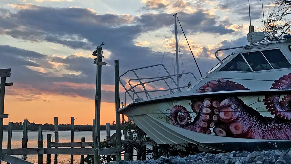 Submitted via the Spectrum News 13 app: A captivating sunset was taken at Ponce Inlet near the lighthouse on Monday, April 30, 2018. (Dorothy Romero, viewer)