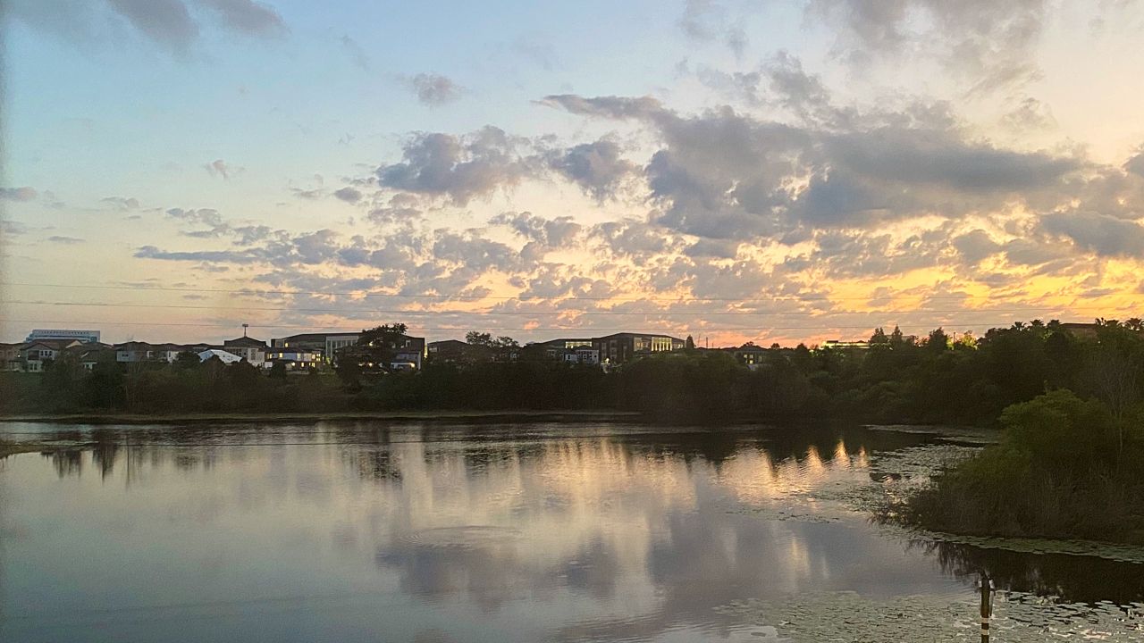 It is a nice start of the day in the Dr. Phillips section of Orlando on Wednesday, May 6, 2020. (Photo courtesy of Karen Lary, viewer)