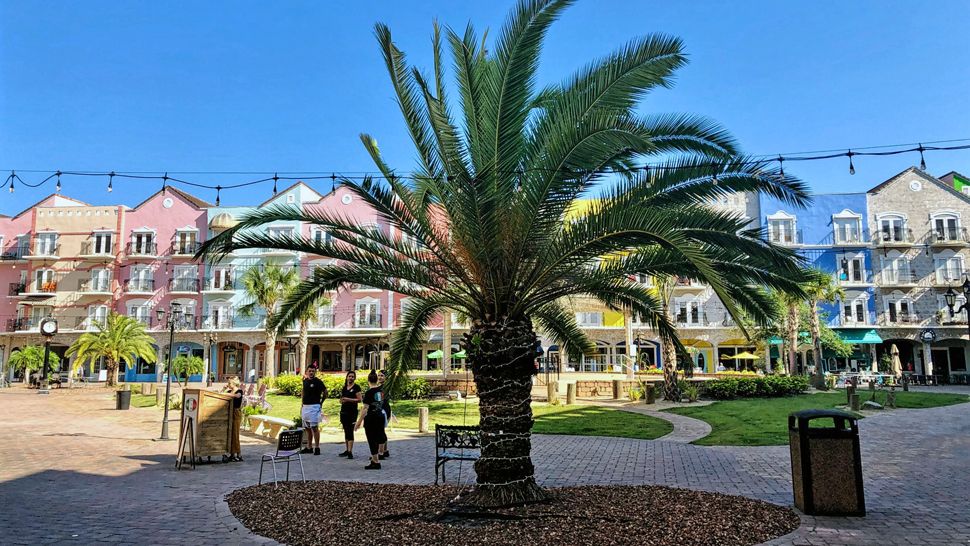 Sent via the Spectrum News 13 app: The sky was a bright blue over the Palm Coast's European Village on Friday, May 17, 2019. (Photo courtesy of Joyce Connolly, viewer