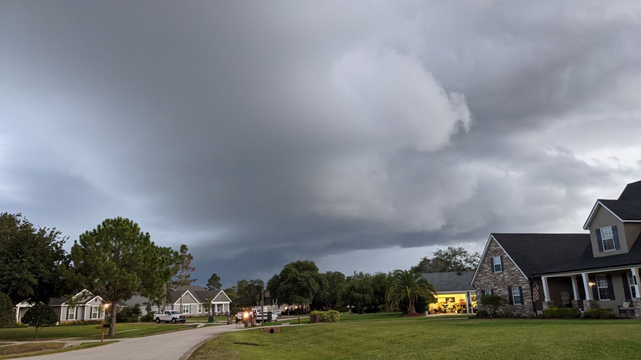 While the skies looked scary, no rain was had near St. Cloud on Sunday, May 17, 2020. (Photo courtesy of Ruth Anderson, viewer) 