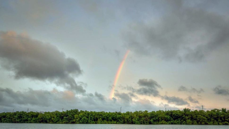 Submitted via our Spectrum bay News 9 app: Even rainbows showed up after the storms in Tampa Bay on Saturday, May 19, 2018. (Ronald Kotinsky, viewer)