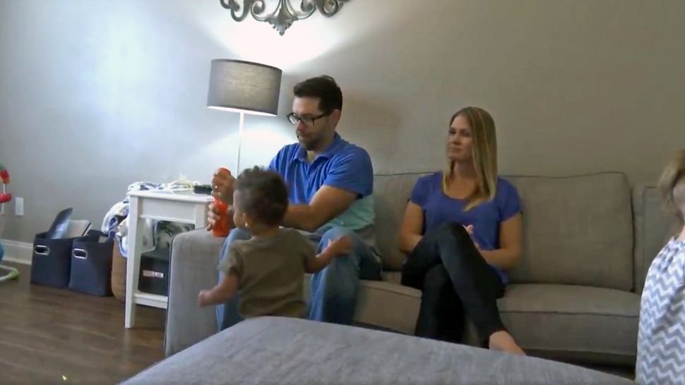 "We've had 13 foster kids through our door in the span of a year," Chad said. His wife Holly said it has been rewarding to have foster children in their home. (Eric Mock/Spectrum News 13)