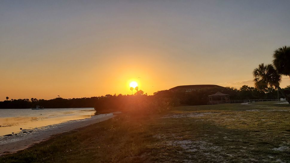 Sent to us with the Spectrum News 13 app: The sun was finally saying goodbye after a day of great weather on Wednesday, May 22, 2019. (Courtesy of Patricia Price)
