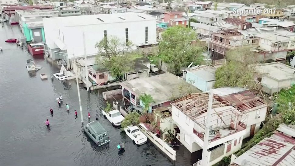 Puerto Rico after Hurricane Maria tore through the island in September 2017. (Spectrum News file photo)