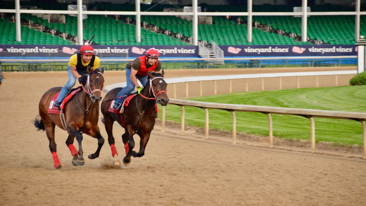 Morning works at Churchill Downs on May 1, 2019